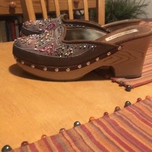 Steve Madden jeweled clogs size 8.5